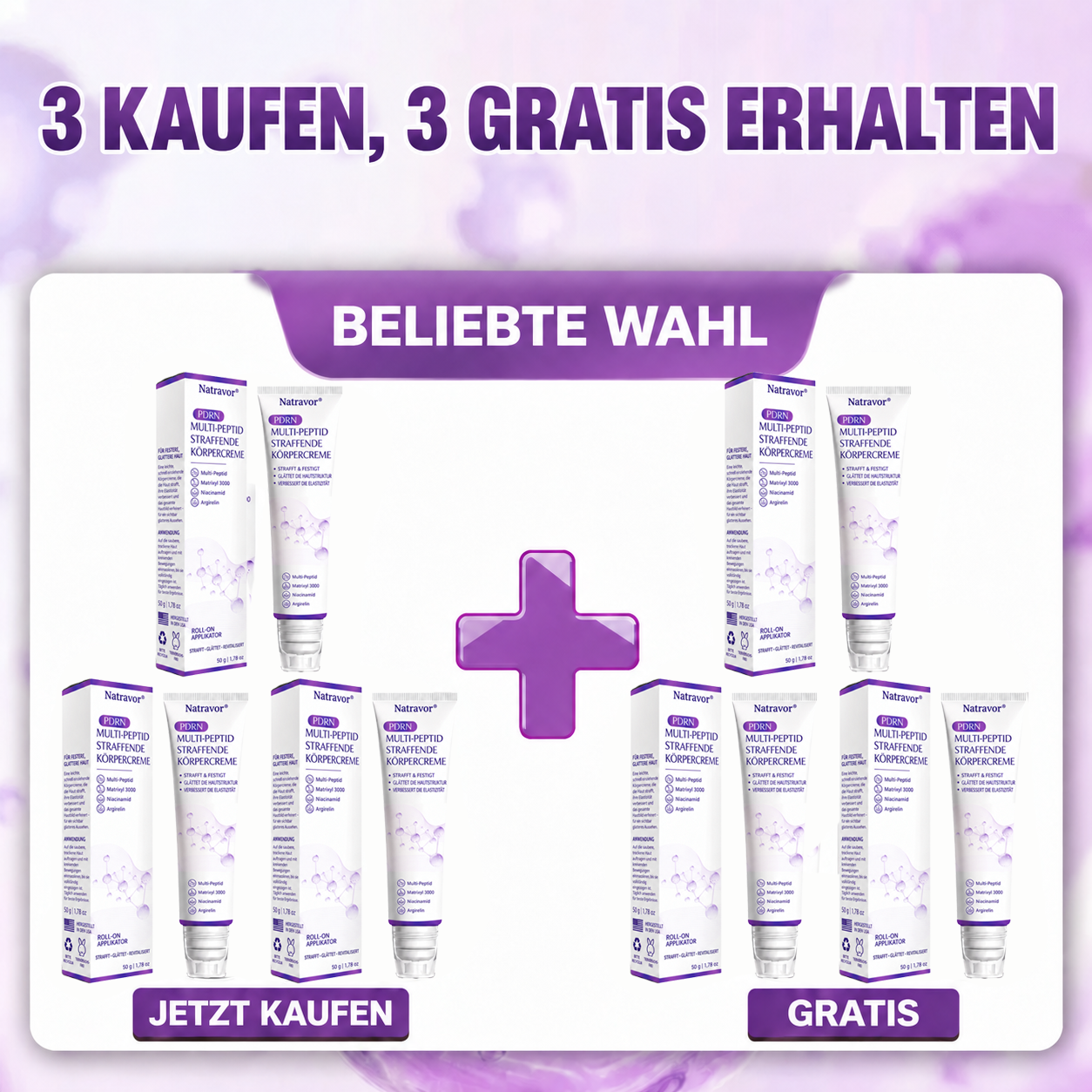 6 Packungen – 3 kaufen 3 gratis erhalten