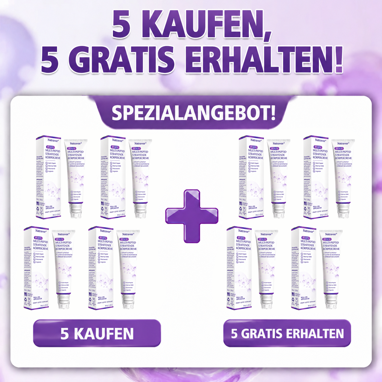 10 Packungen – 5 kaufen 5 gratis erhalten