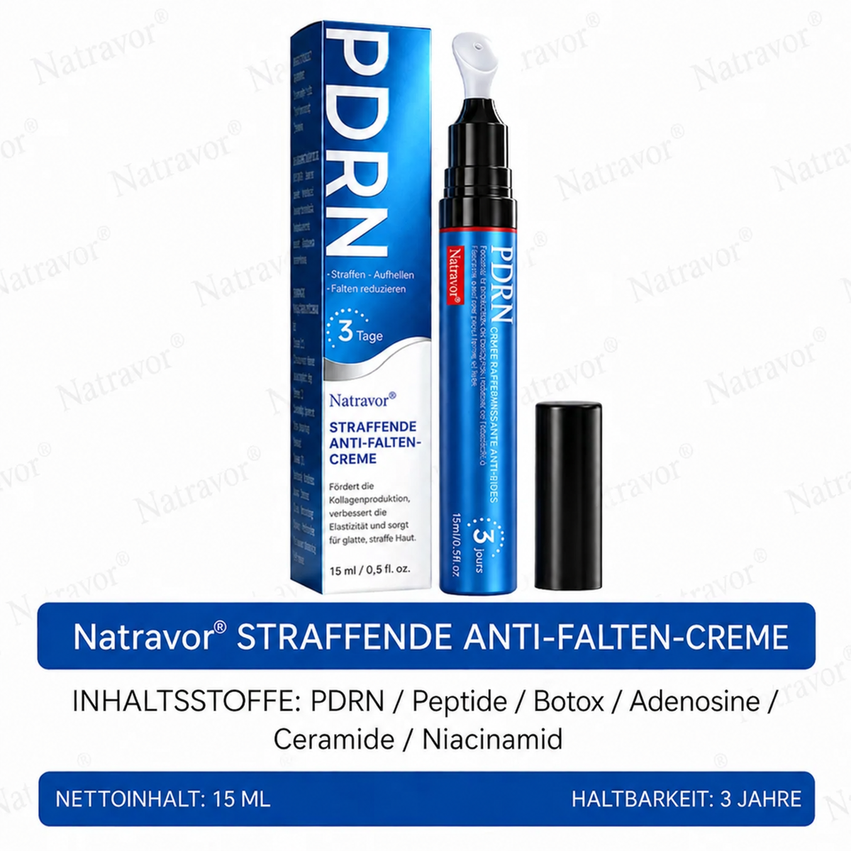 𝐍𝐚𝐭𝐫𝐚𝐯𝐨𝐫® PDRN Anti-Faltenpflege – Liftende Straffungscreme für ein glatteres Hautbild
